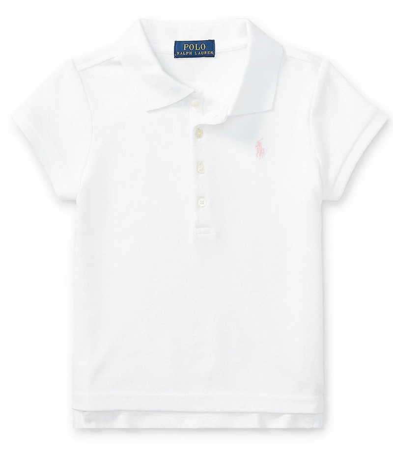 Polo Ralph Lauren Little Girls Mesh Polo Shirt