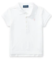 Polo Ralph Lauren Little Girls Mesh Polo Shirt