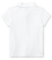 Polo Ralph Lauren Little Girls Mesh Polo Shirt