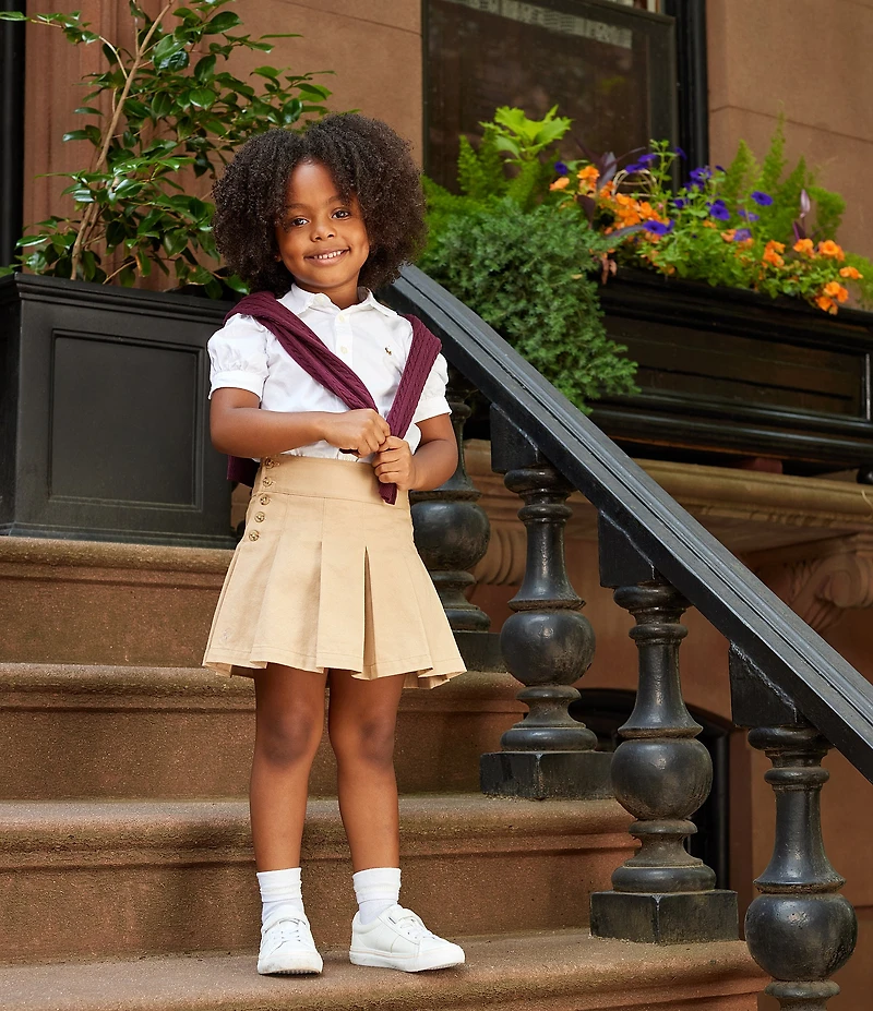 Polo Ralph Lauren Childrenswear Little Girls Oxford Button-Down Shirt