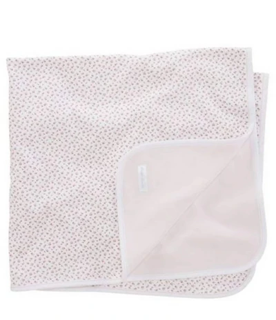 Ralph Lauren Baby Girls Floral Reversible Printed Receiving Blanket