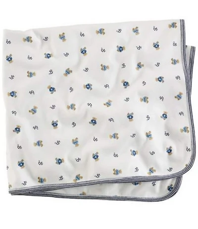 Ralph Lauren Baby Reversible Printed Receiving Blanket