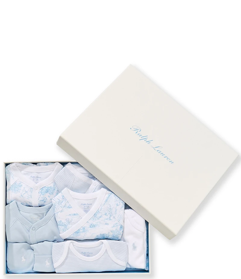 Ralph Lauren Baby Cotton Interlock Knit 11-Piece Gift Box Set