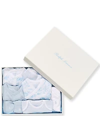 Ralph Lauren Baby Cotton Interlock Knit 11-Piece Gift Box Set