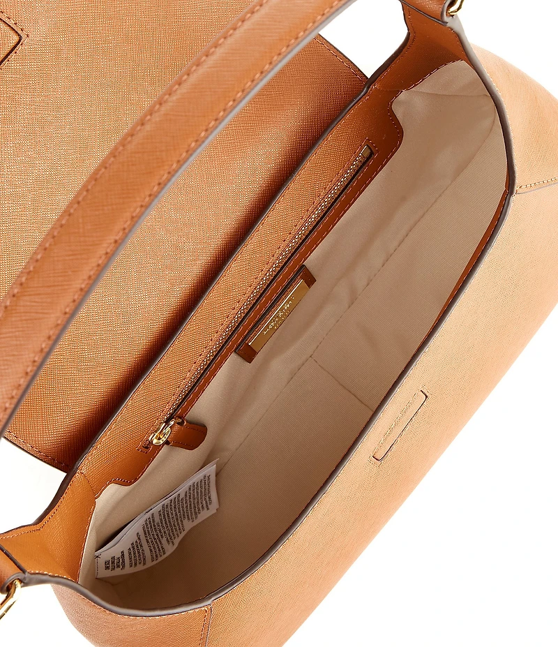 Lauren Ralph Lauren Schylar Crosshatch Medium Shoulder Bag