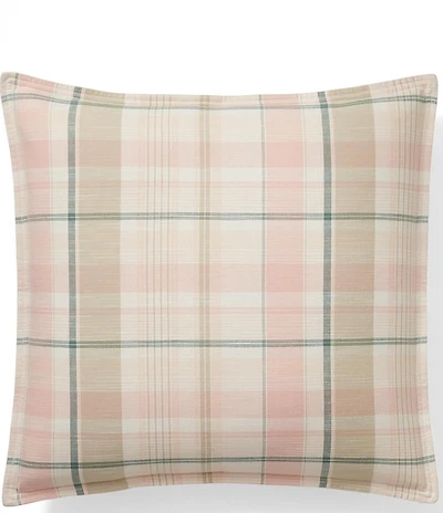 Ralph Lauren Dorian Plaid Decorative Throw Square Pillow
