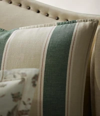 Ralph Lauren Elsie Carlin Striped Euro Sham