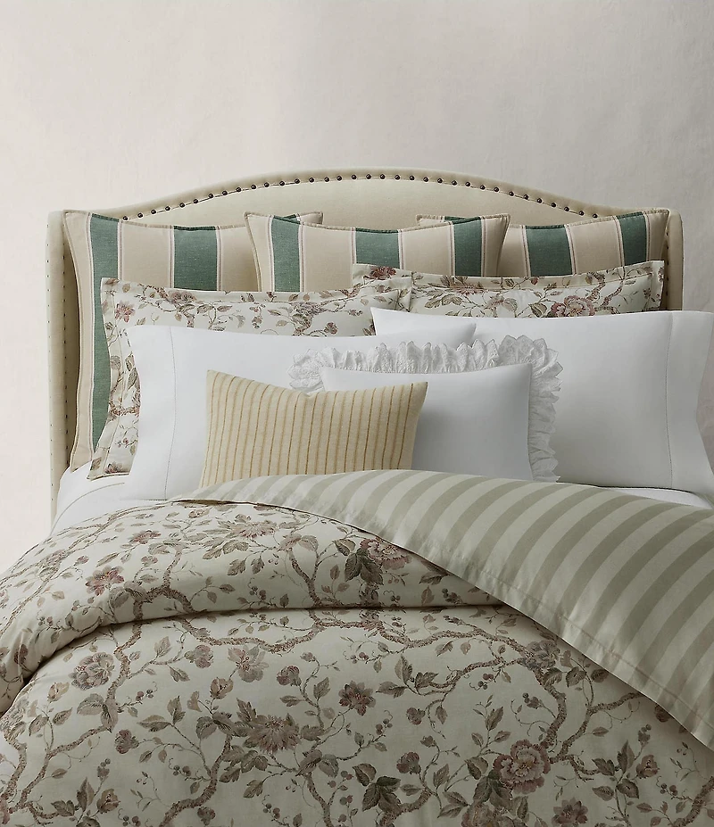 Ralph Lauren Elsie Collection Jacobean Floral Comforter