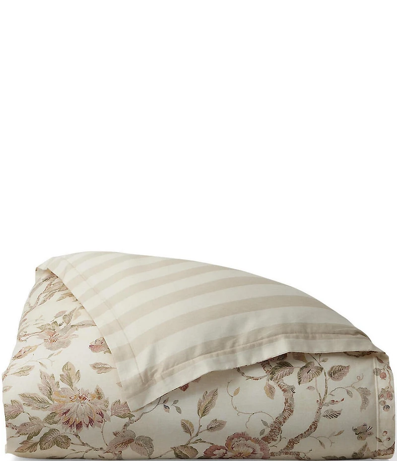 Ralph Lauren Elsie Collection Jacobean Floral Comforter