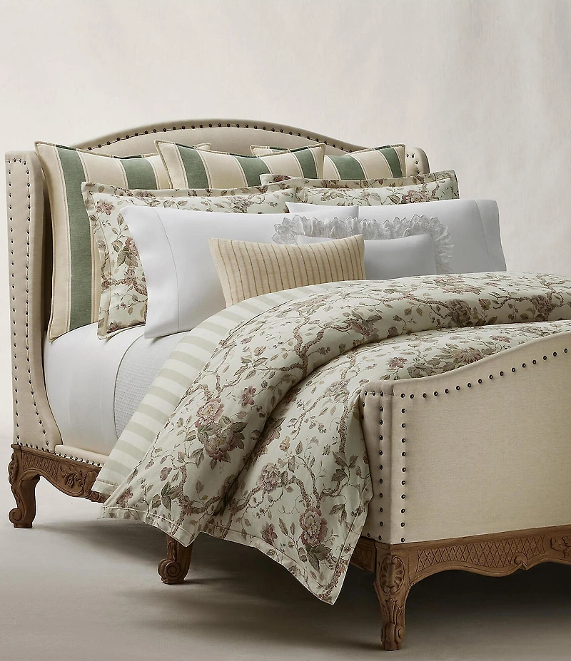 Ralph Lauren Elsie Collection Jacobean Floral Duvet Cover