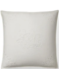 Ralph Lauren Elsie Collection Mia Embroidered Decorative Throw Pillow