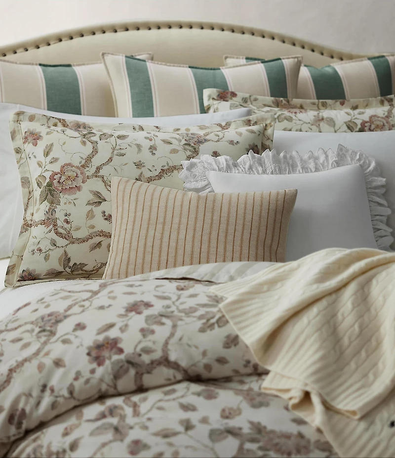 Ralph Lauren Elsie Jacobean Floral Sham