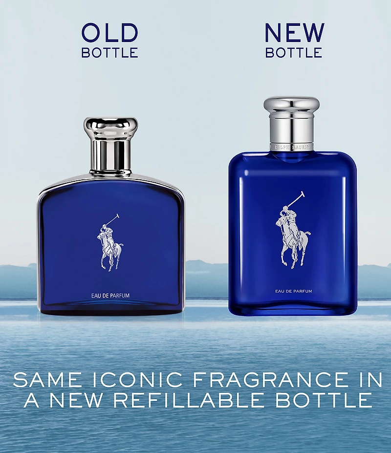 Ralph Lauren Men's Polo Blue Eau de Parfum Refillable Spray