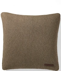 Ralph Lauren Greer Heathered-Cotton Throw Pillow