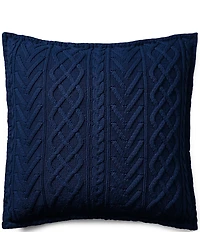 Ralph Lauren Highland Cable-Knit Decorative Throw Pillow