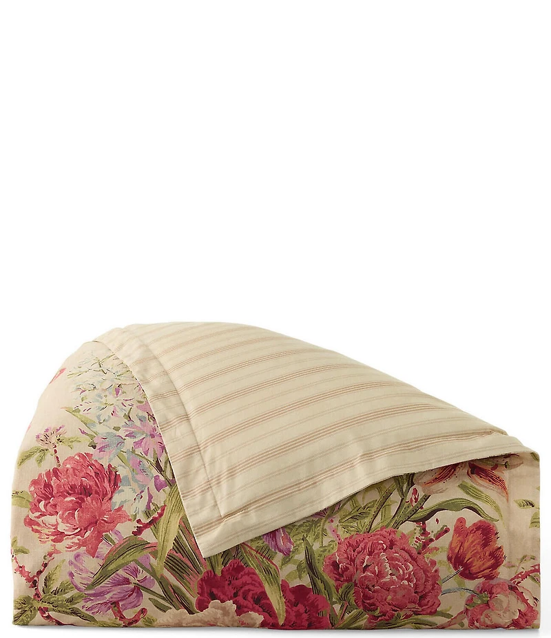 Ralph Lauren Imogene Floral Cotton Reversible Comforter