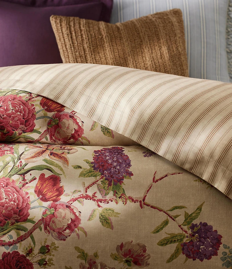 Ralph Lauren Imogene Floral Cotton Reversible Comforter