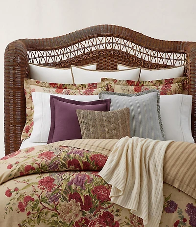 Ralph Lauren Imogene Floral Cotton Reversible Comforter