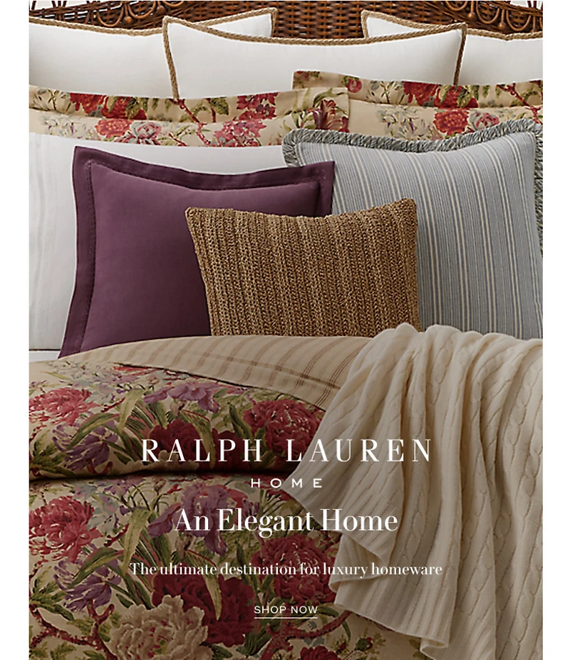 Ralph Lauren Imogene Floral Cotton Reversible Comforter