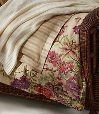 Ralph Lauren Imogene Floral Cotton Reversible Duvet Cover