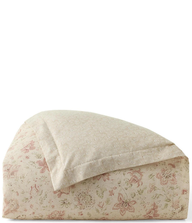 Ralph Lauren Laine Floral Cotton Reversible Duvet Cover
