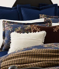 Ralph Lauren Ludlow Collection Bridget Embroidered & Pleated Pillow