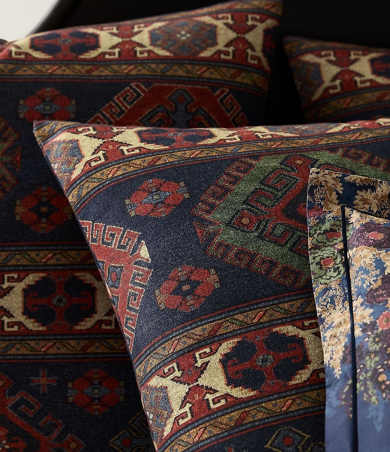 Ralph Lauren Ludlow Collection Creston Rug Inspired Textured Weave Euro Sham
