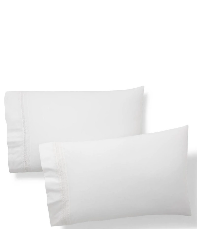 Ralph Lauren Miriah 200-Thread Count Cotton Percale Embroidered Sheets