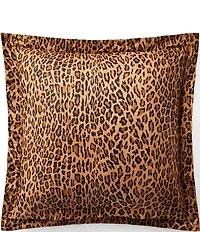 Ralph Lauren Montgomery Leopard Print Euro Sham