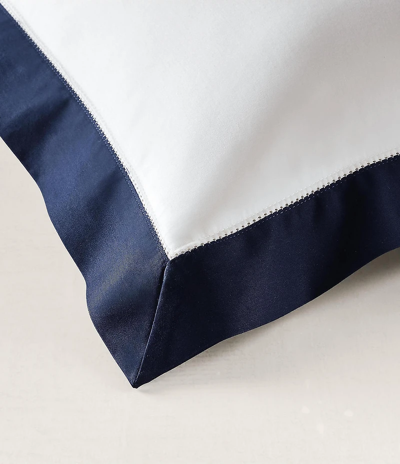 Ralph Lauren Organic Cotton Sateen Border Euro Sham