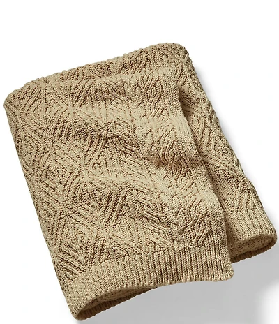 Ralph Lauren Owen Textured Yarn Throw Blanket