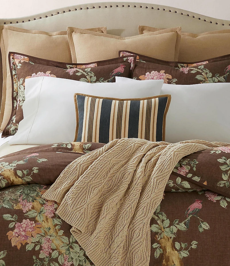 Ralph Lauren Owen Textured Yarn Throw Blanket