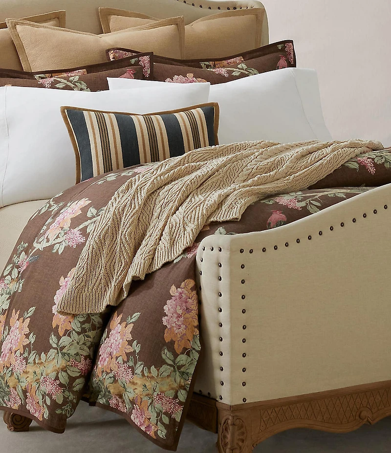 Ralph Lauren Owen Textured Yarn Throw Blanket