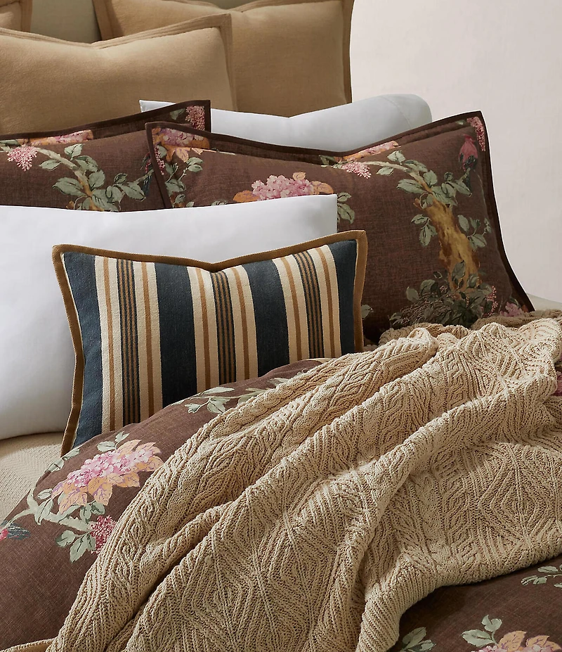 Ralph Lauren Owen Textured Yarn Throw Blanket