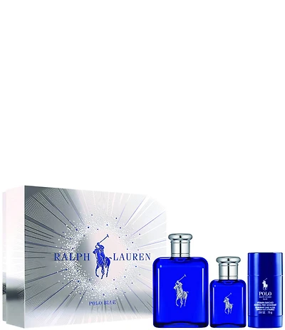 Ralph Lauren Polo Blue Eau de Toilette 3-Piece Gift Set