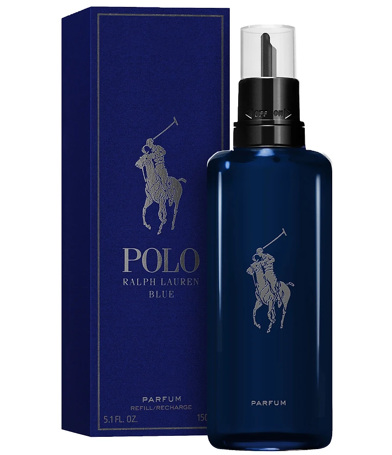 Ralph Lauren Men's Polo Blue Parfum Cologne Refillable Spray
