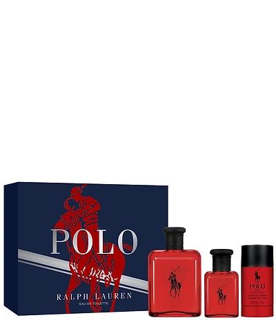 Ralph Lauren Polo Red Eau de Toilette 3-Piece Gift Set