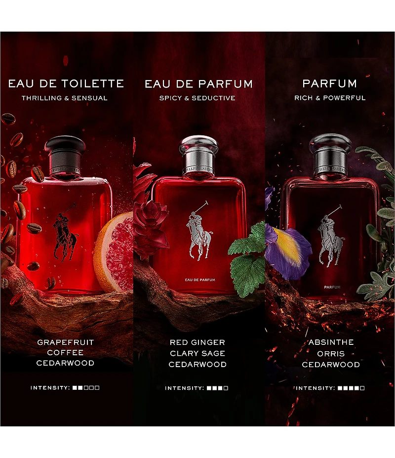 Ralph Lauren Men's Polo Red Parfum Refillable Spray