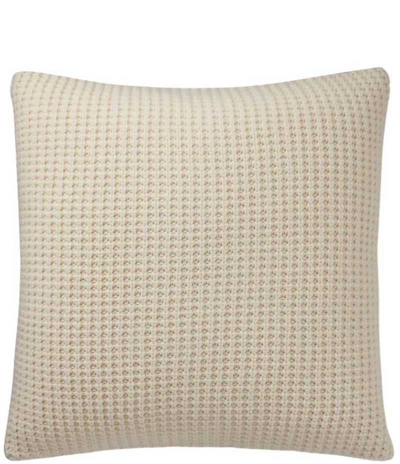 Ralph Lauren Reese Waffle Knit Decorative Throw Pillow