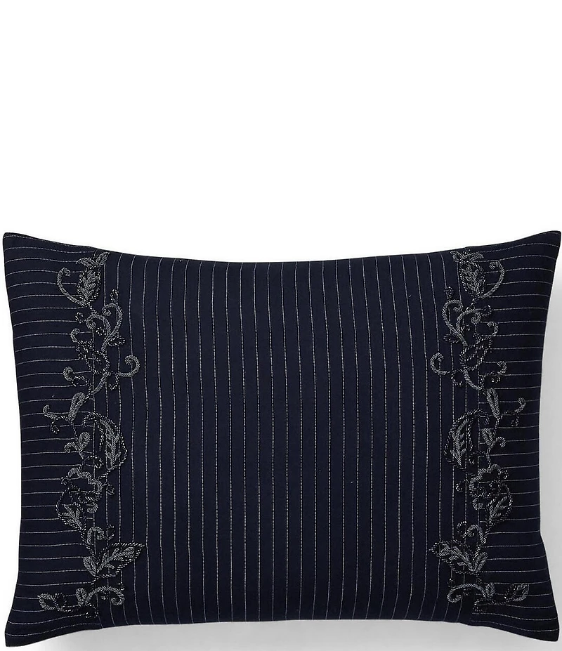 Ralph Lauren Rue Boheme Breton Sequined Embellishment Decorative Throw Pillow