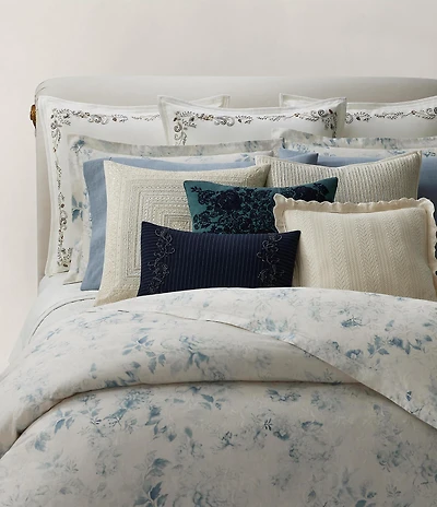 Ralph Lauren Rue Boheme Josette Floral Jacquard Duvet Cover