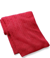 Ralph Lauren The Iconic Cable Cashmere Throw Blanket