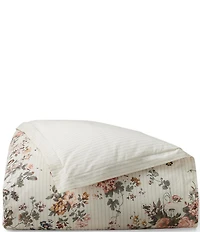 Ralph Lauren Thompson English Floral Cotton Percale Reversible Comforter