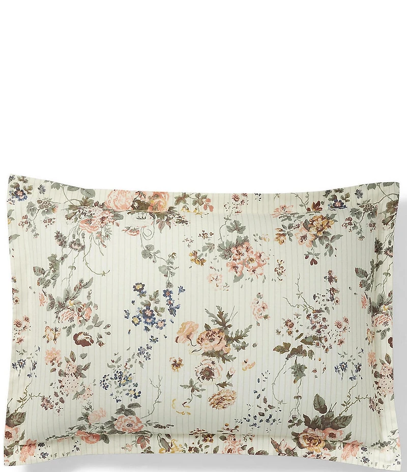 Ralph Lauren Thompson English Floral Cotton Percale Sham