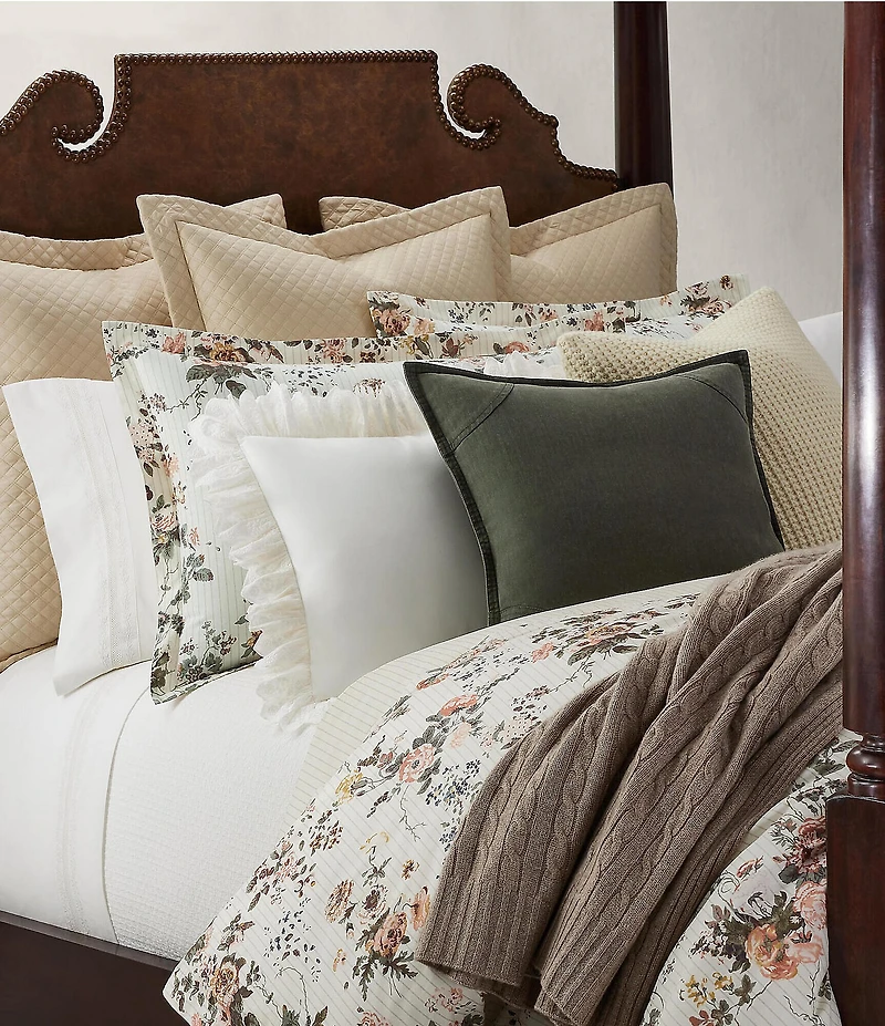 Ralph Lauren Thompson English Floral Cotton Reversible Duvet Cover