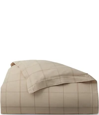 Ralph Lauren Tyler Collection Windowpane Pattern Comforter