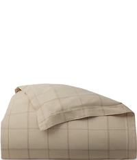 Ralph Lauren Tyler Collection Windowpane Pattern Duvet Cover