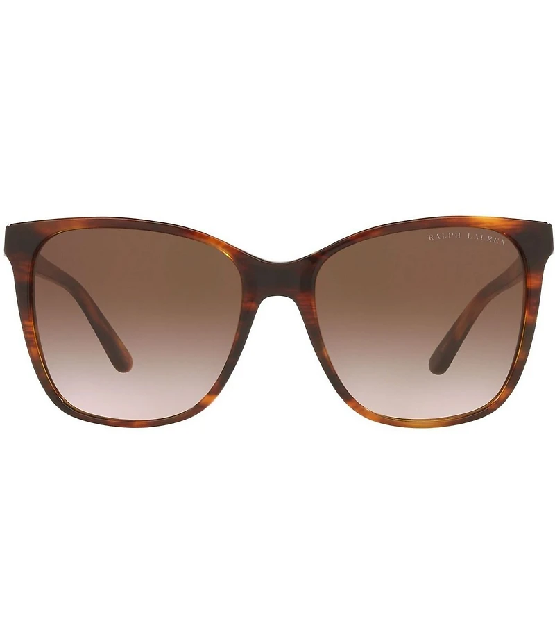 Ralph Lauren Women's Rl8201 56mm Havana Square Sunglasses
