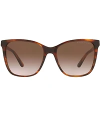 Ralph Lauren Women's Rl8201 56mm Havana Square Sunglasses
