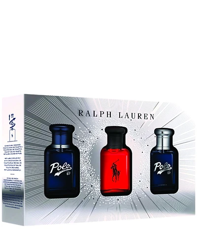 Ralph Lauren Men's World of Polo 3-Piece Discovery Fragrance Gift Set